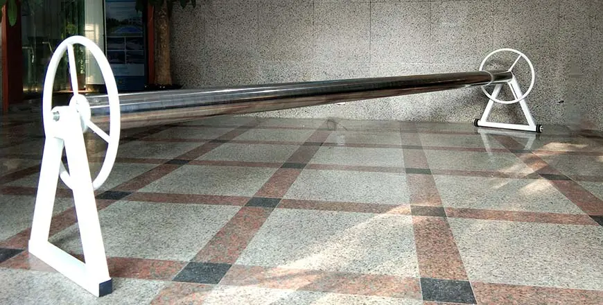 泳池盖布自动收卷器